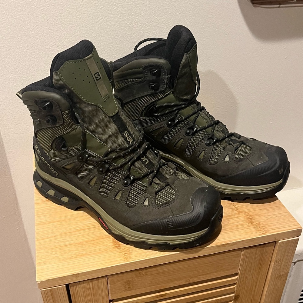 Salomon Quest 4D GTX unisex hiking boots (dark green)